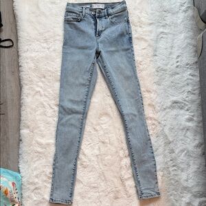 Mango Women's Light Blue Skinny Jeans